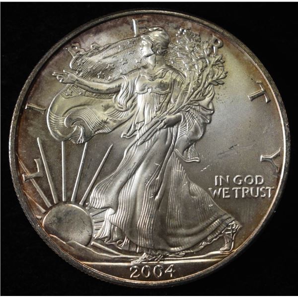 2004 AMERICAN SILVER EAGLE