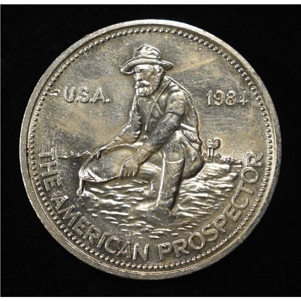 THE AMERICAN PROSPECTOR 1 OZ .999 SILVER