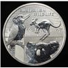 Image 1 : 2 OZ .999 SILVER $2 AUSTRALIAN WILDLIFE ROUND