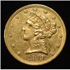 Image 1 : 1899 $5 GOLD LIBERTY CH BU