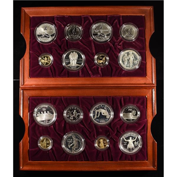 1995-96 16 PIECE OLYMPIC PROOF SET