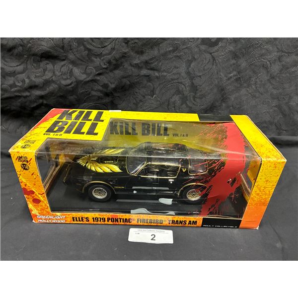 1:18 Scale NIB Very rare Kill Bill Elle's 1979 Pontiac Firebird Transom