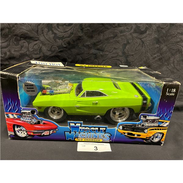 1:18 scale Hard to find muscle machines 1969 charger `