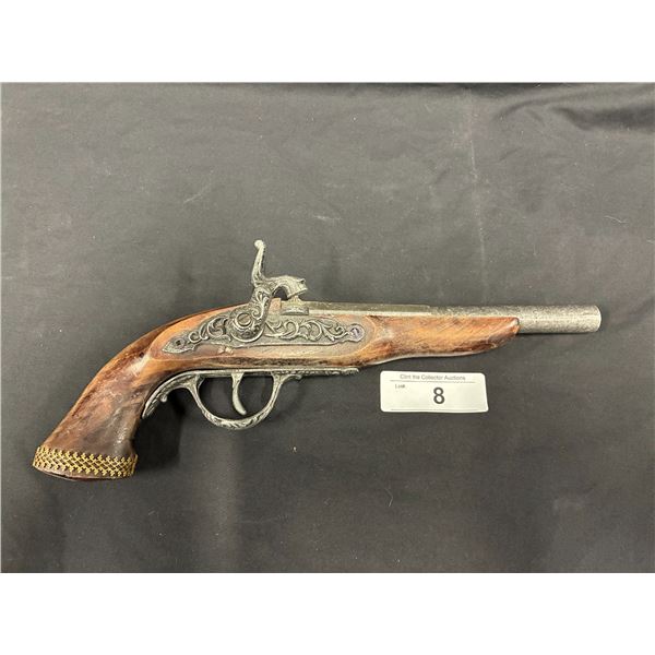 Highly Detailed Flint Lock Pistol wall hanger 15"