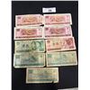 Image 1 : 9 Vintage Asian Bills
