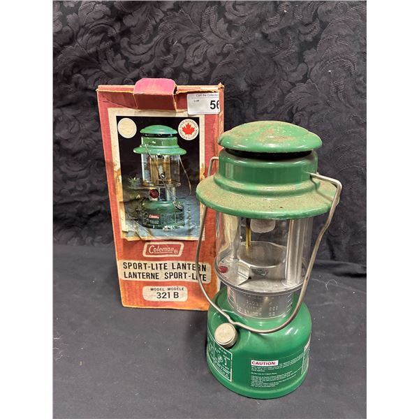 Vintage Coleman sport lite lantern in box