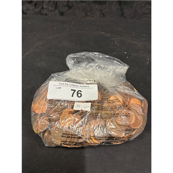 Large bag of pennies!