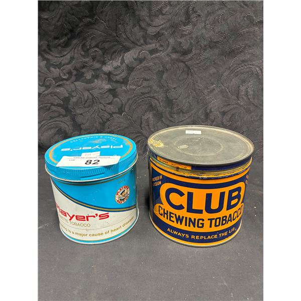 2 Vintage Tobacco Tins