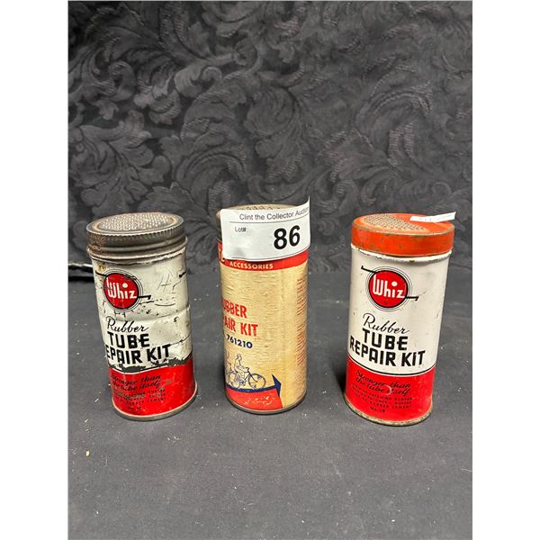 3 Vintage tube repair kits