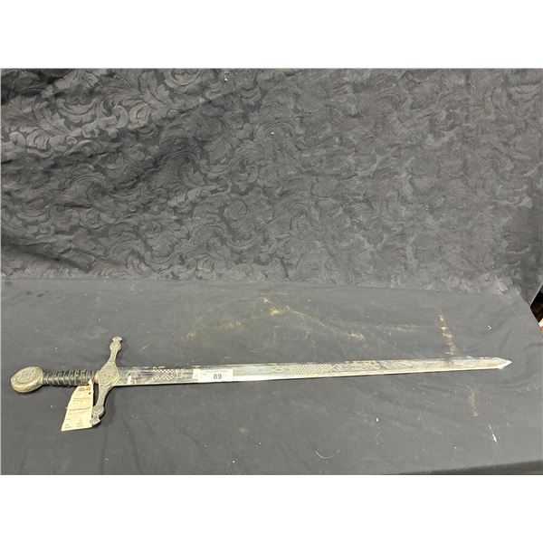 Ornate sword, 39"