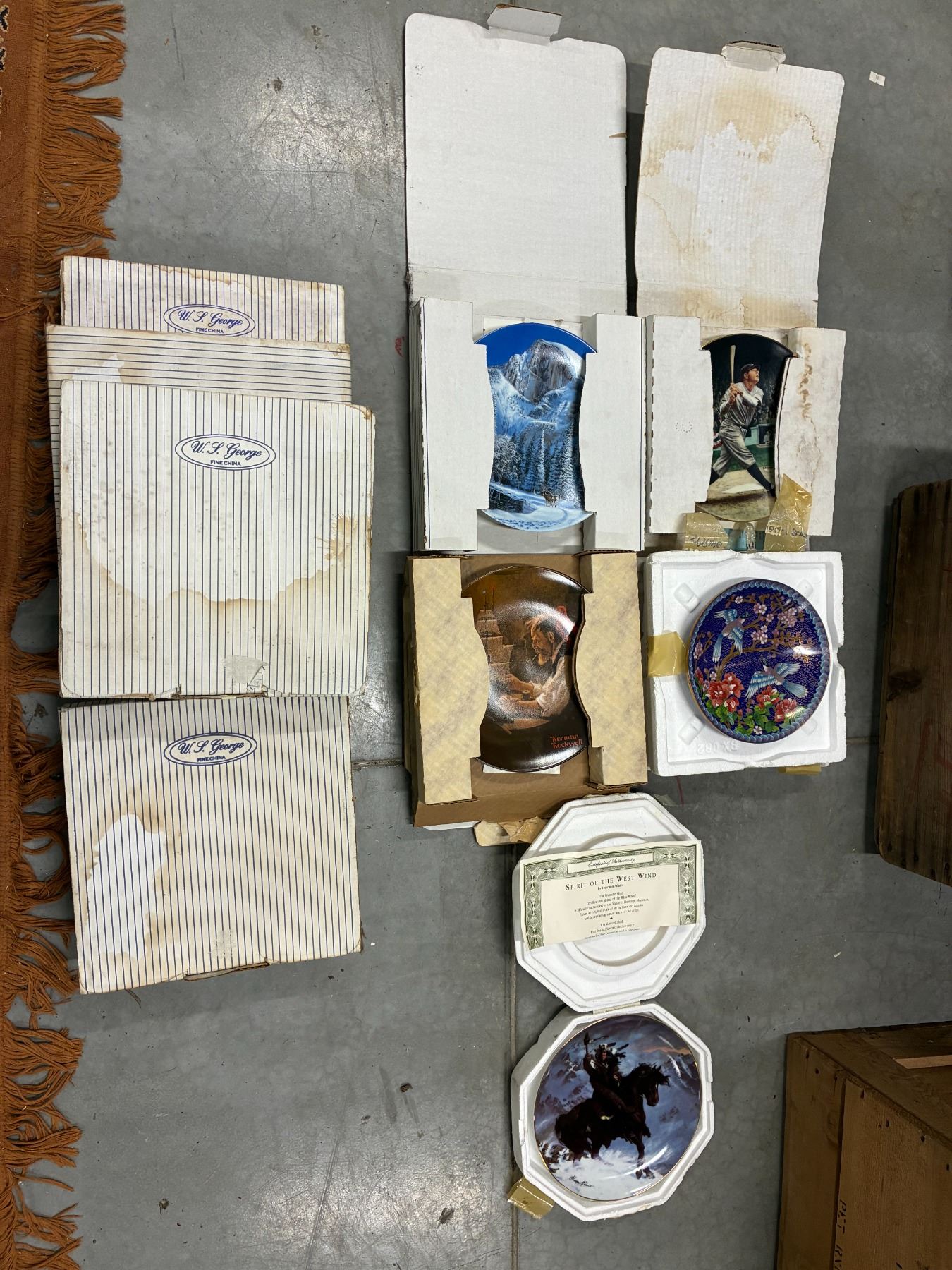 10 Limited edition collectors plates