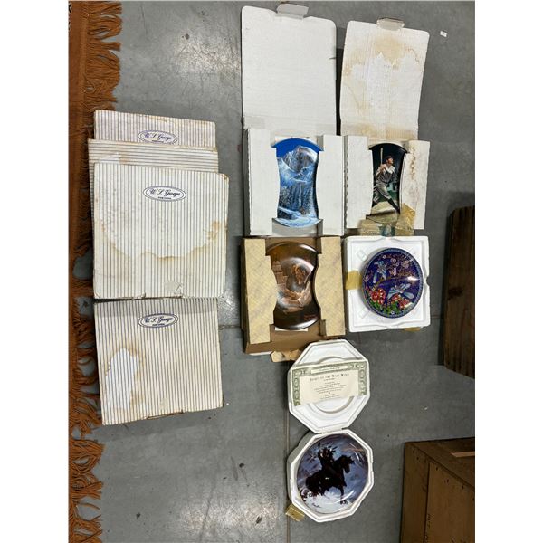 10 Limited edition collectors plates