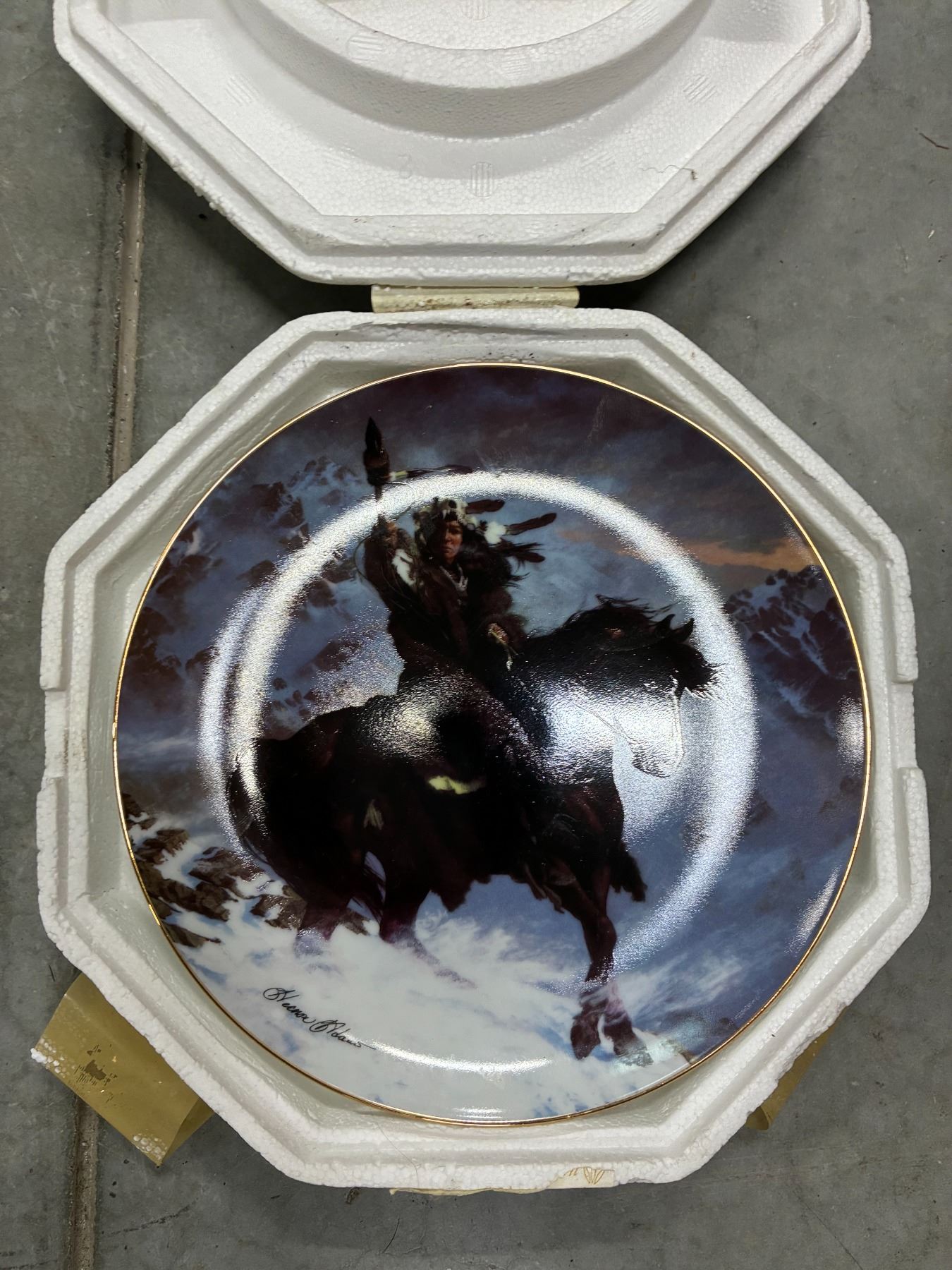 10 Limited edition collectors plates