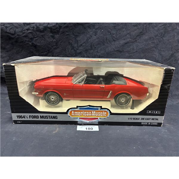 Vintage NIB 1:12 scale American Muscle 64.5 Ford Mustang made by Ertl