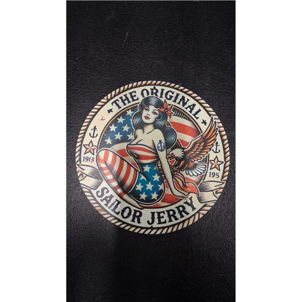 The original sailor jerry metal sign repro sign 8" di