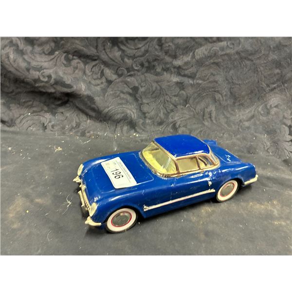 Vintage tin car made in Japan, 10"