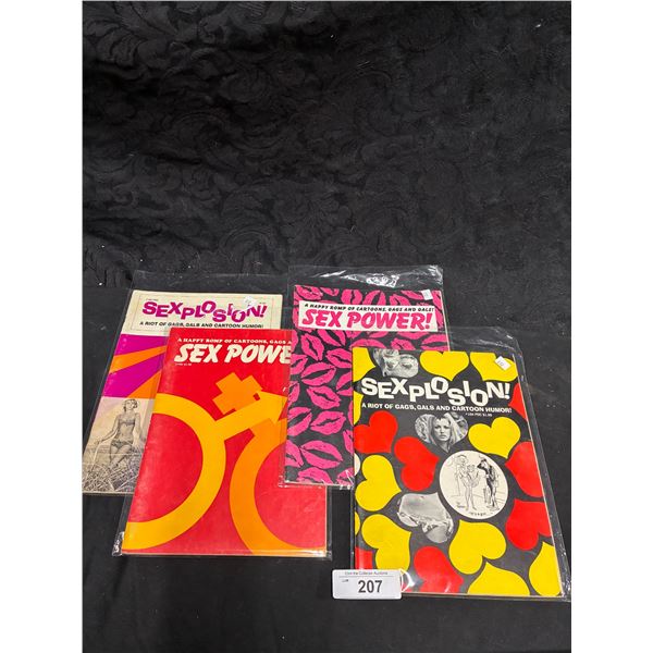 4 "Sex" magazines