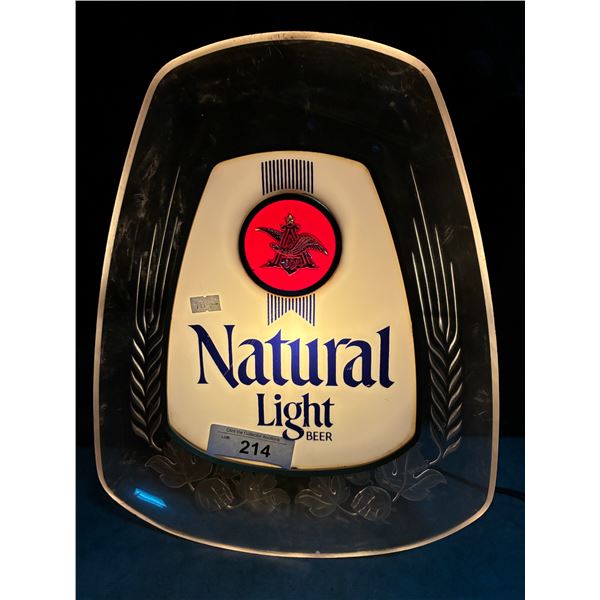 Vintage light up sign, 16"x12"  Works!