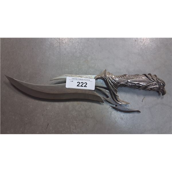 Dagger with ornate handle, 14"