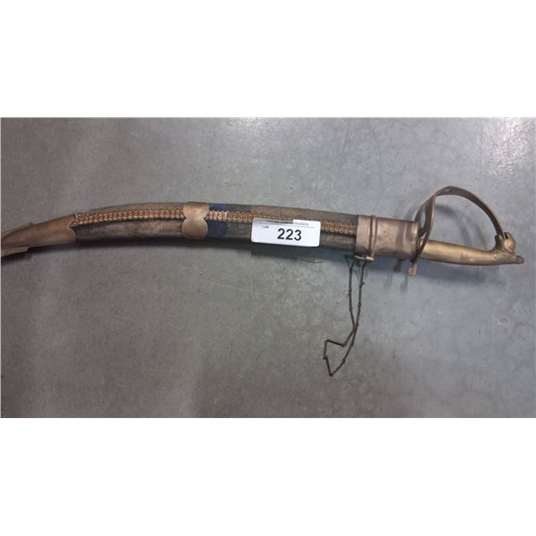 Sword with sheath, 20"