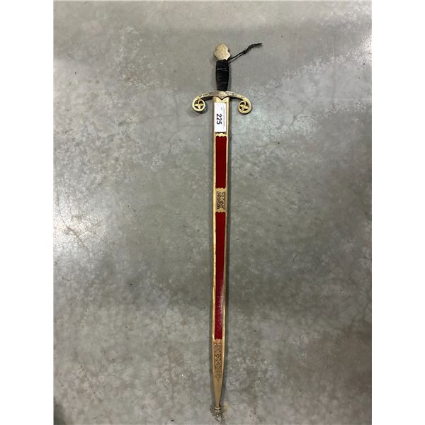 Sword with sheath, 34"