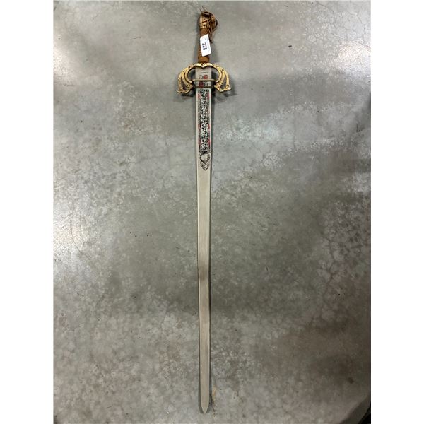 Sword with beautiful graphics, 38"