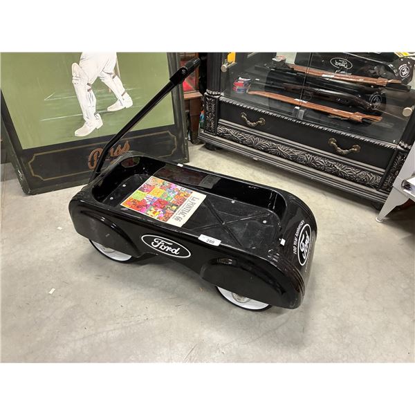 Rare Ford retro wagon, 100 year anniversary collectors addition, 39" with Manuel