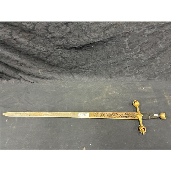 Ornate Vintage sword, 40"