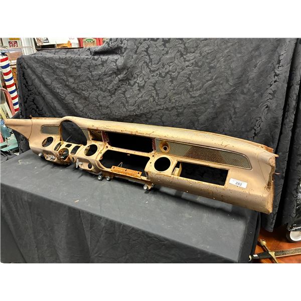 Vintage 1960s dashboard panel