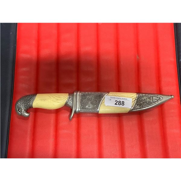 Beautiful Vintage  dagger and sheath, 15"