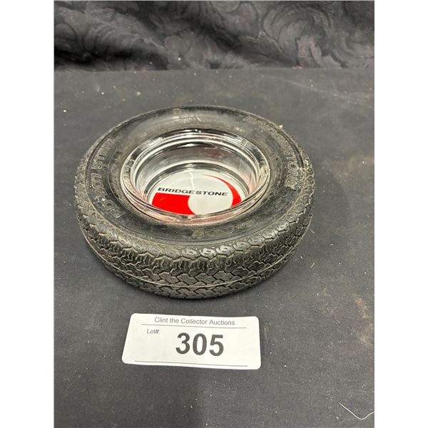 Bridgestone tire ashtray 6" di