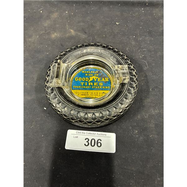 Vintage Goodyear tire ashtray 5.5"