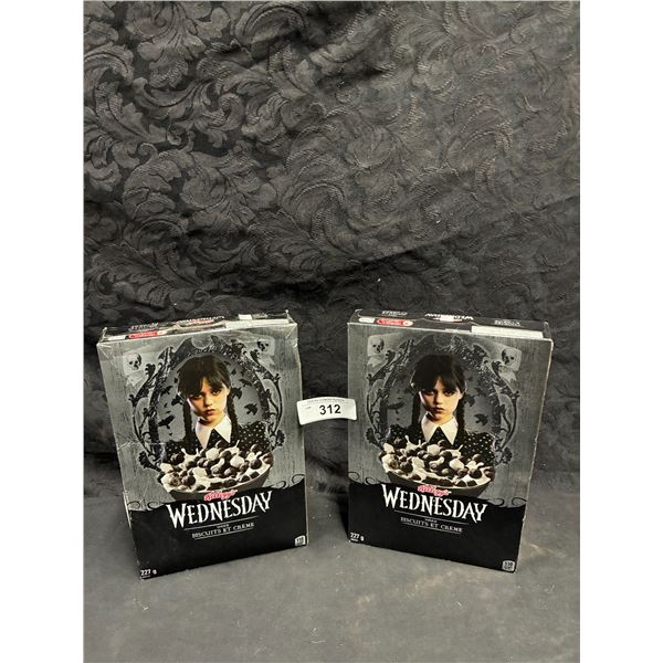 2  Kellog's special edition "Wednesday" cereal boxes, sealed