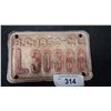 Image 1 : 1952 BC trailer plate