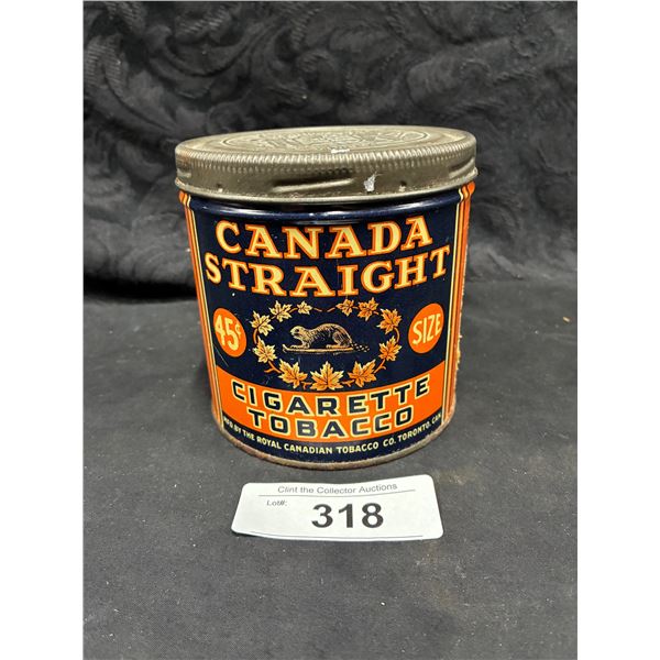 Vintage Cigarette Tobacco tin, nice graphics on the lid