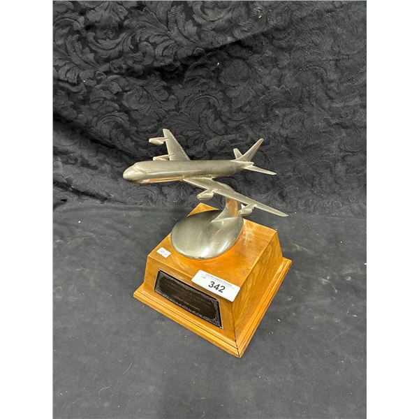 Vintage Japan airlines award trophy, 11"