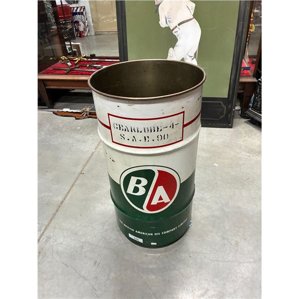 Vintage BA oil drunk 27" tall