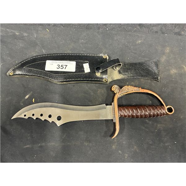 Dagger and sheath 14"