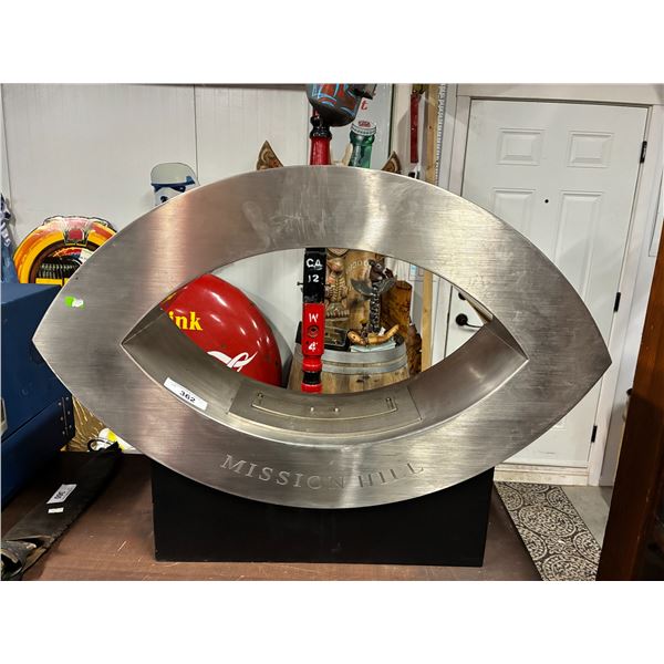 Mission Hill metal sign, 3D, 32"x23"