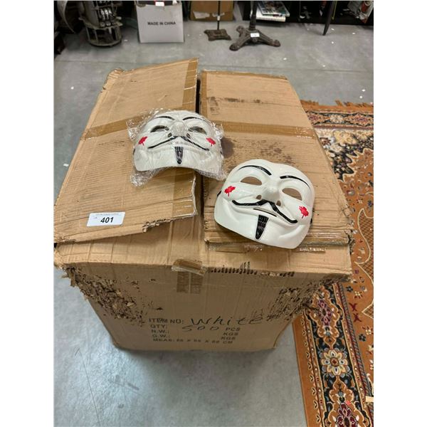 Approx 500 Guy Fawkes  masks