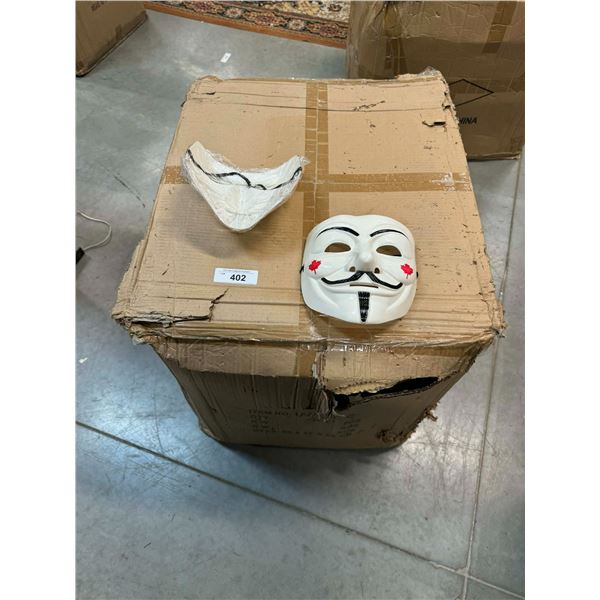 Approx 500 Guy Fawkes masks
