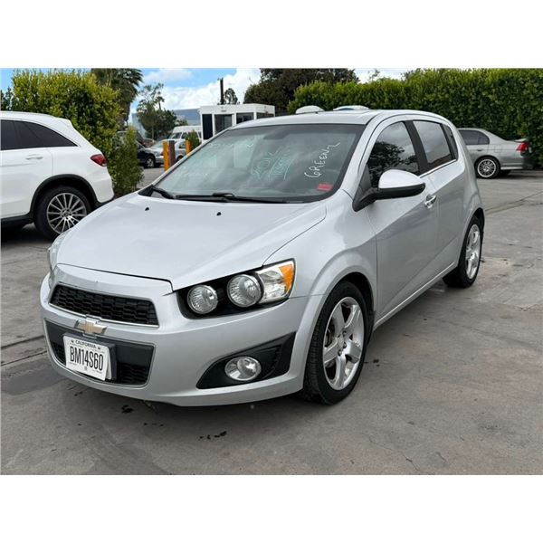 CHEV SONIC 2012 T-DONATION