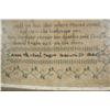 Image 4 : An Embroidered and Beaded Sampler, dated 1844, "The Heavenly Rest" poem,
