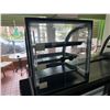 Image 3 : Curved Commercial 3-Tier Countertop Display Case 16.5" x 16.5" x 17.5"H