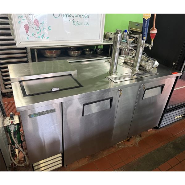 True TDD-3CT-8-HC Kegerator Beer Dispenser Refrigerator