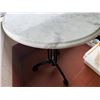 Image 4 : Carrara Marble Table w/ Bruni 3 Table Base 23.5" Dia, 30"H