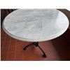 Image 3 : Carrara Marble Table w/ Bruni 3 Table Base 30" Dia, 30"H