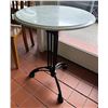 Image 1 : Carrara Marble Table w/ Bruni 3 Table Base 23.5" Dia, 30"H