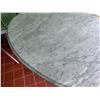 Image 6 : Oval Carrara Marble Table w/ Bruni 2 x 2 Table Base  48" x 30" x 30"H
