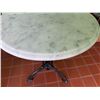 Image 3 : Carrara Marble Table w/ Bruni 3 Table Base 23.5" Dia, 30"H